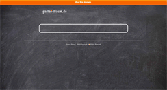 Desktop Screenshot of garten-traum.de